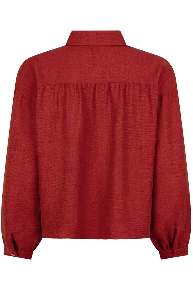 BLOUSE FENNA HSS2525 109 STONE RED